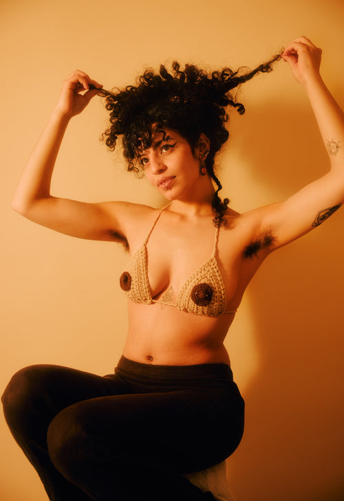 Almond Titty Top